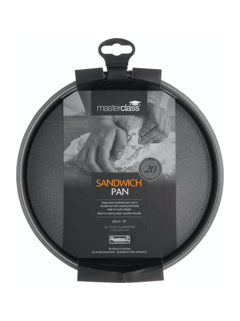 MasterClass Non-Stick 20cm Loose Base Sandwich Pan – quality kitchenware & dining essentials by C&K, an independent lifestyle store in Settle.
