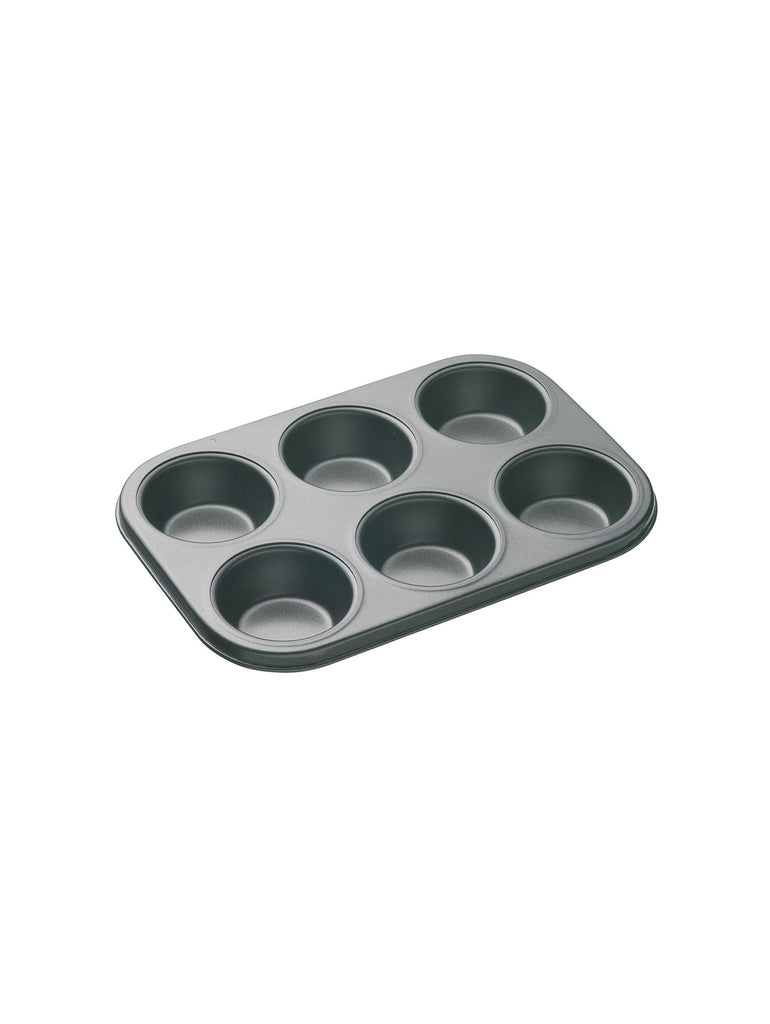 MasterClass Non-Stick 6 Hole Deep Baking Pan – quality kitchenware & dining essentials by C&K, an independent lifestyle store in Settle.