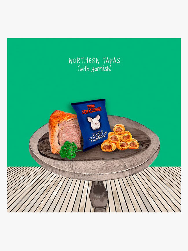 Northern Tapas Card – beautiful greeting card from C&K, an independent lifestyle store in Settle.