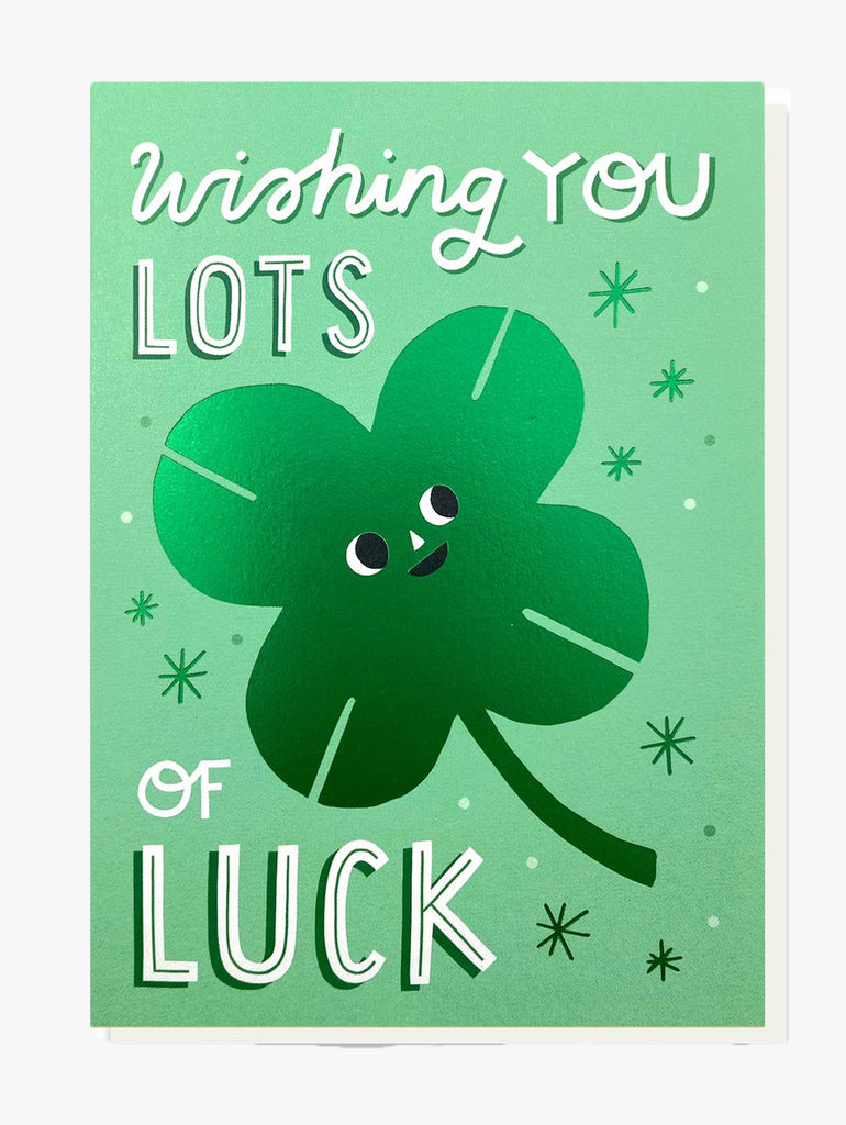 Lucky Clover Card – beautiful greeting card from C&K, an independent lifestyle store in Settle.