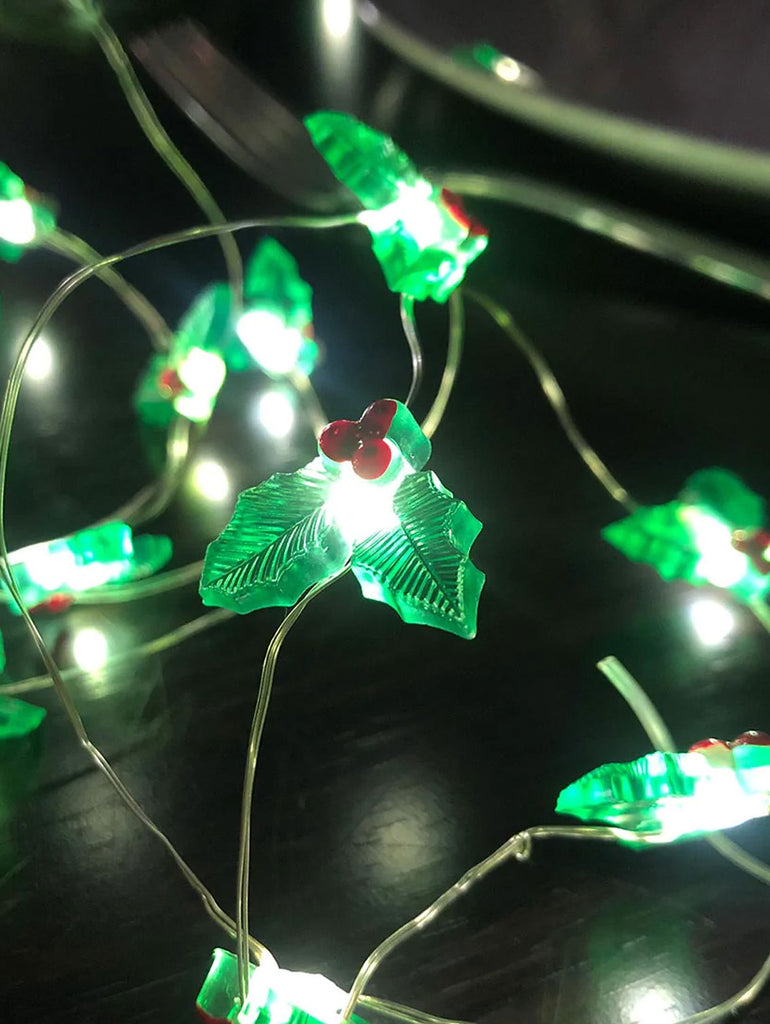 Botanical Christmas Holly String Lights – thoughtful gifts and beautiful finds from C&K, an independent lifestyle store in Settle.