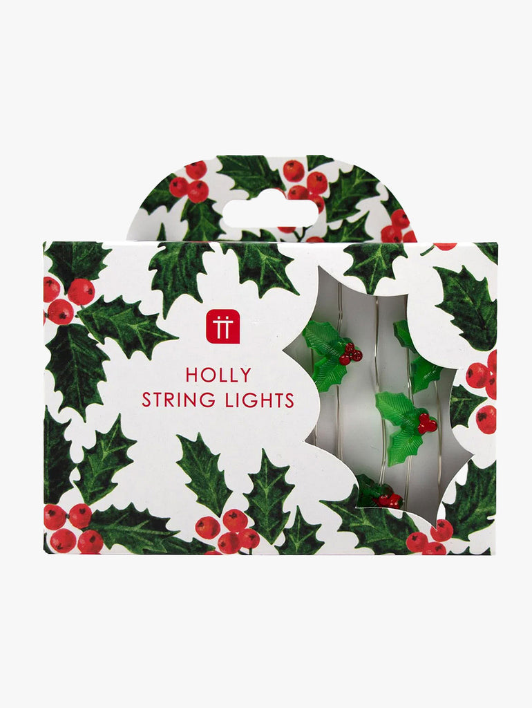 Botanical Christmas Holly String Lights – thoughtful gifts and beautiful finds from C&K, an independent lifestyle store in Settle.