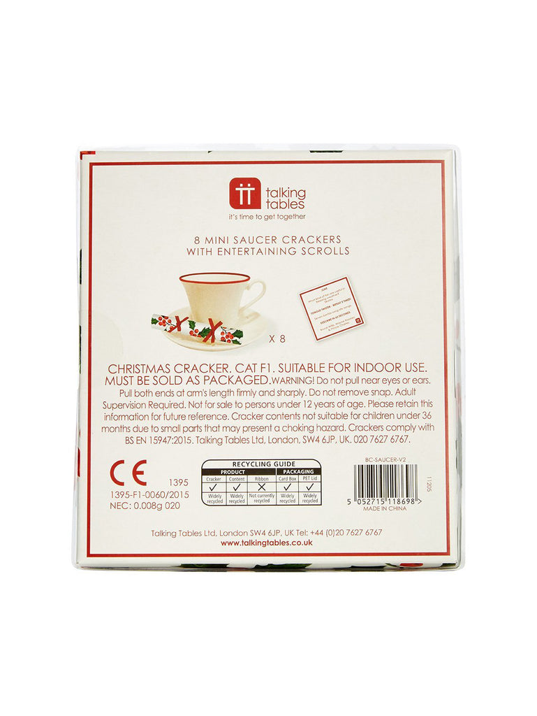 Botanical Holly Saucer Crackers – thoughtful gifts and beautiful finds from C&K, an independent lifestyle store in Settle.