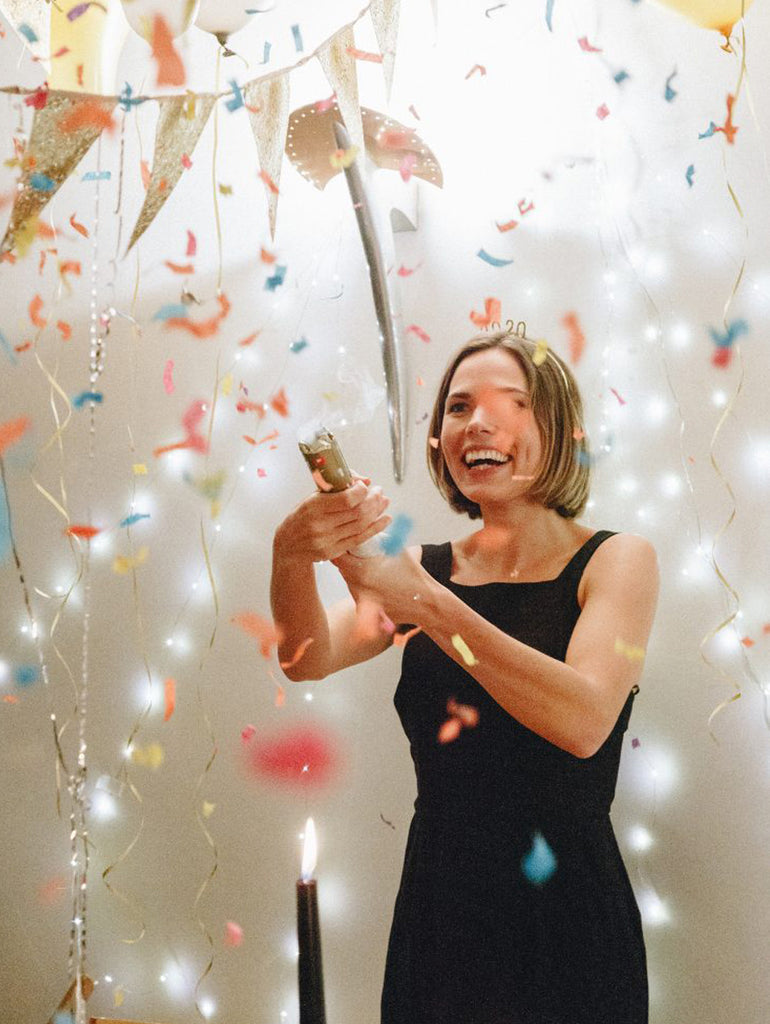 Luxe Gold Confetti Cannon – thoughtful gifts and beautiful finds from C&K, an independent lifestyle store in Settle.