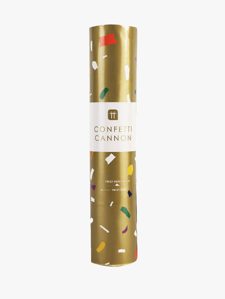 Luxe Gold Confetti Cannon – thoughtful gifts and beautiful finds from C&K, an independent lifestyle store in Settle.